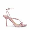 STEVEMADDEN Women's Shoes ANNIE PINK METALLIC
