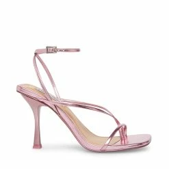 STEVEMADDEN Women's Shoes ANNIE PINK METALLIC