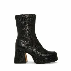 STEVEMADDEN ARCADIA BLACK CROCODILE Women's Shoes