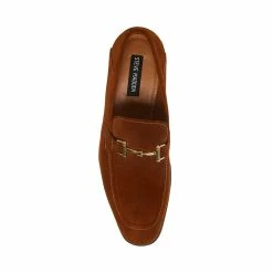 STEVEMADDEN Men's ARCHEE COGNAC SUEDE