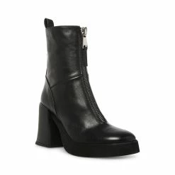 STEVEMADDEN ARIANA BLACK LEATHER Women's Shoes