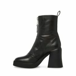 STEVEMADDEN ARIANA BLACK LEATHER Women's Shoes