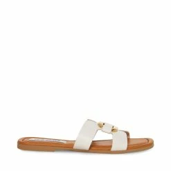 STEVEMADDEN ARLENE WHITE LEATHER