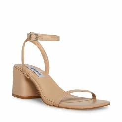 STEVEMADDEN AUDRINA NATURAL LEATHER Women's Shoes