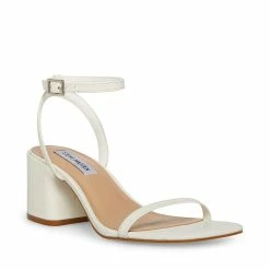STEVEMADDEN AUDRINA WHITE LEATHER
