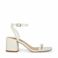 STEVEMADDEN AUDRINA WHITE LEATHER