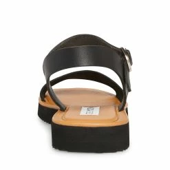 Recurate Sandals AVALON BLACK LEATHER - SM REBOOTED