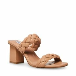 STEVEMADDEN Women's Shoes BANKS TAN