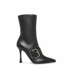 STEVEMADDEN BANTER BLACK LEATHER