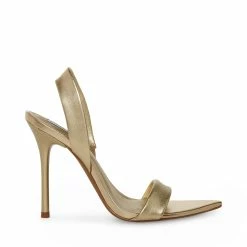 STEVEMADDEN BATALI GOLD LEATHER Women's Shoes