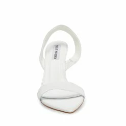 STEVEMADDEN BATALI WHITE LEATHER Women's Shoes