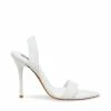 STEVEMADDEN BATALI WHITE LEATHER Women's Shoes