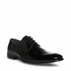 SteveMadden Men's BEAUX BLACK PATENT