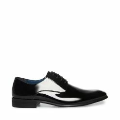 SteveMadden Men's BEAUX BLACK PATENT