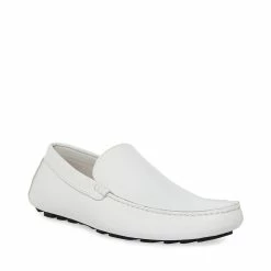 SteveMadden BERGAMO WHITE LEATHER Men's