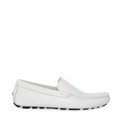 SteveMadden BERGAMO WHITE LEATHER Men's