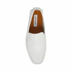 SteveMadden BERGAMO WHITE LEATHER Men's