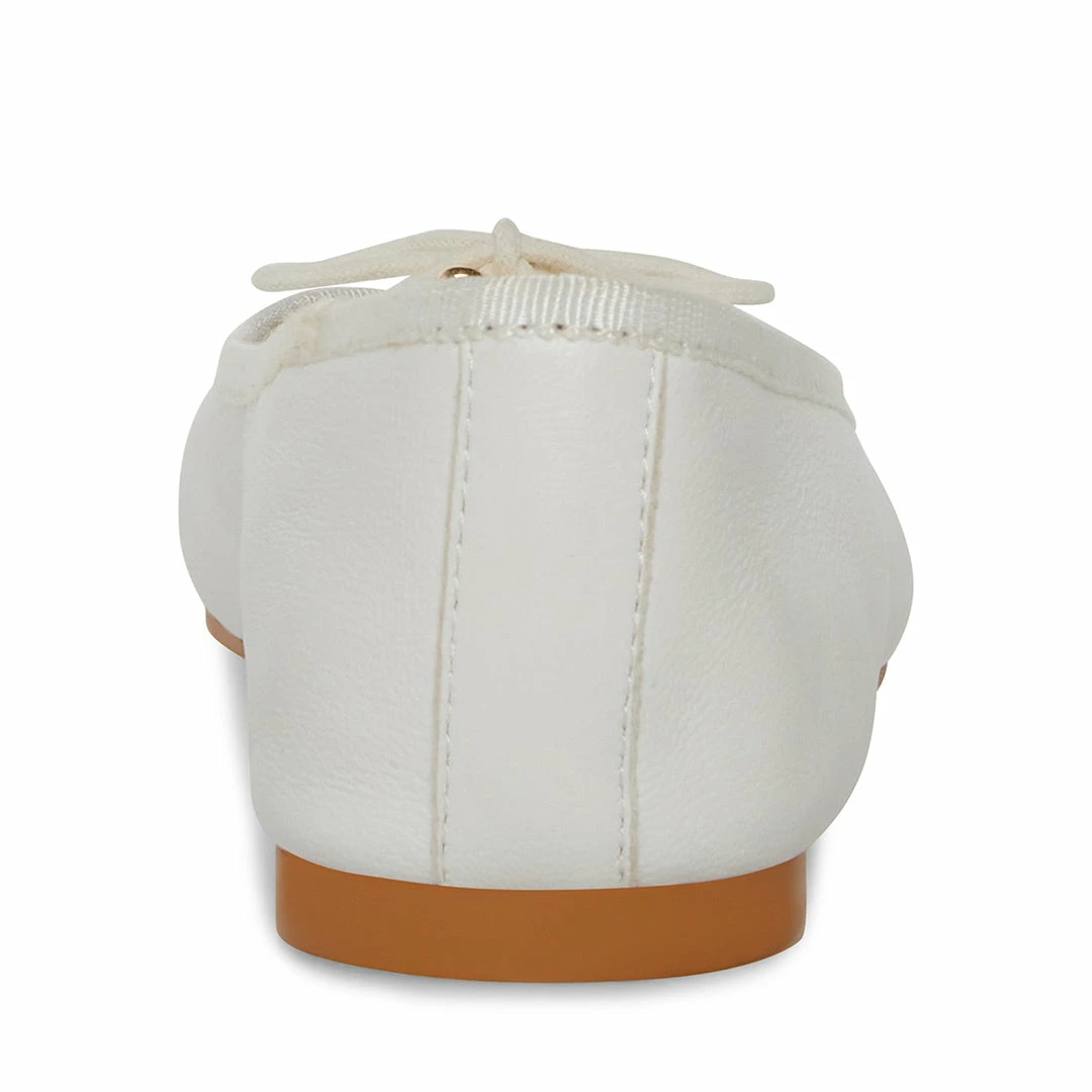 STEVEMADDEN BLOSSOMS WHITE LEATHER Women's Shoes