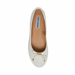 STEVEMADDEN BLOSSOMS WHITE LEATHER Women's Shoes