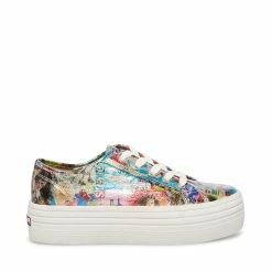 STEVEMADDEN Women's Shoes BOBBI 30 COMIC PRINT