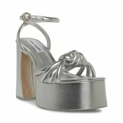 STEVEMADDEN BONNIE SILVER Women's Shoes