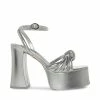 STEVEMADDEN BONNIE SILVER Women's Shoes