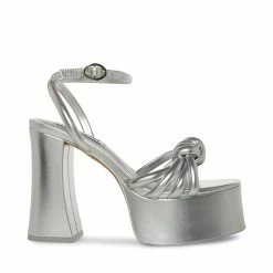 STEVEMADDEN BONNIE SILVER Women's Shoes