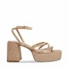 STEVEMADDEN Women's Shoes BRYLEE GOLD GLITTER