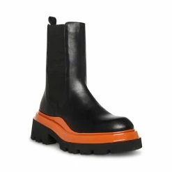 STEVEMADDEN BUXTON BLACK/ORANGE