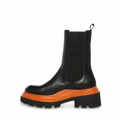 STEVEMADDEN BUXTON BLACK/ORANGE