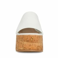 STEVEMADDEN CALYSTA WHITE LEATHER