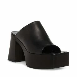 STEVEMADDEN CAPRIA BLACK LEATHER