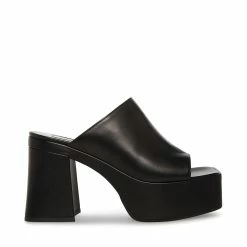 STEVEMADDEN CAPRIA BLACK LEATHER