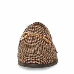 STEVEMADDEN CARRINE BROWN PLAID Women's Shoes