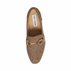 STEVEMADDEN CARRINE BROWN PLAID Women's Shoes