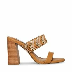 STEVEMADDEN Women's Shoes CATHY NATURAL MULTI
