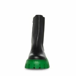 STEVEMADDEN CHARGES BLACK/GREEN Women's Shoes