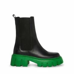 STEVEMADDEN CHARGES BLACK/GREEN Women's Shoes