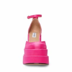 SteveMadden CHARLIZE PINK SATIN Women's Shoes
