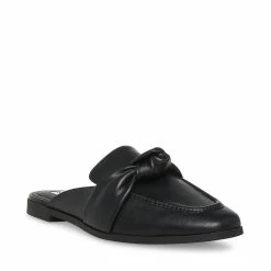 STEVEMADDEN CHART BLACK LEATHER