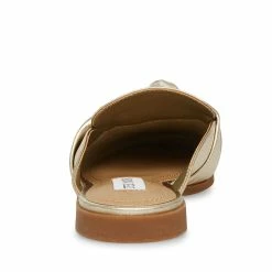 STEVEMADDEN Women's Shoes CHART GOLD LEATHER