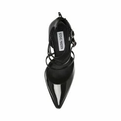 STEVEMADDEN Women's Shoes CLARA BLACK PATENT
