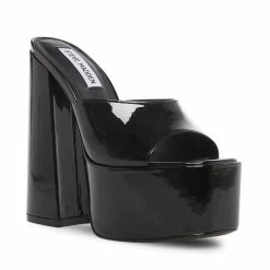 STEVEMADDEN Women's Shoes CLARITY BLACK PATENT