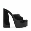 STEVEMADDEN Women's Shoes CLARITY BLACK PATENT