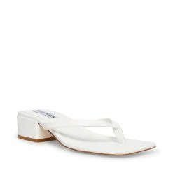 SteveMadden Women's Shoes CLAUDETTE WHITE