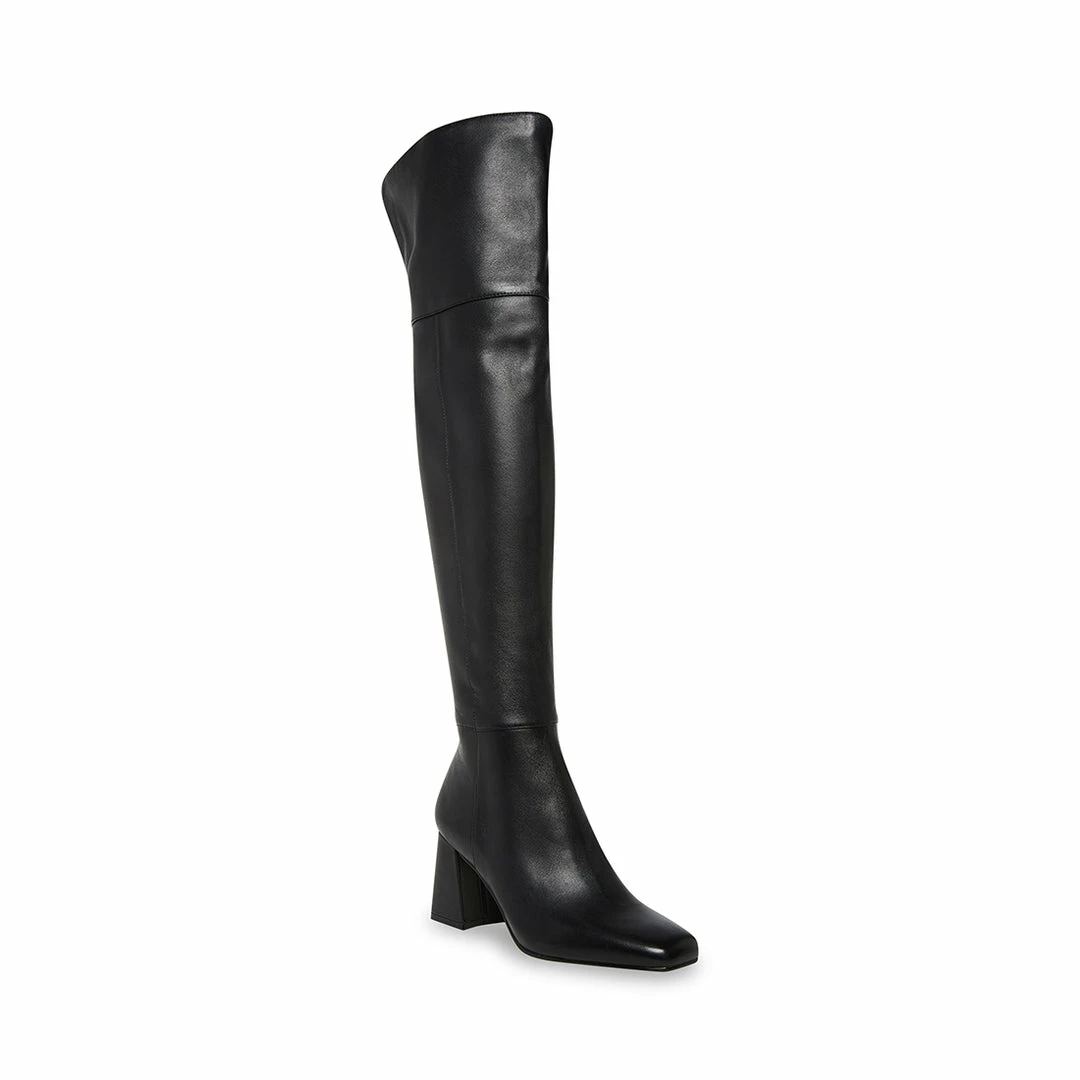 STEVEMADDEN COMMON BLACK LEATHER