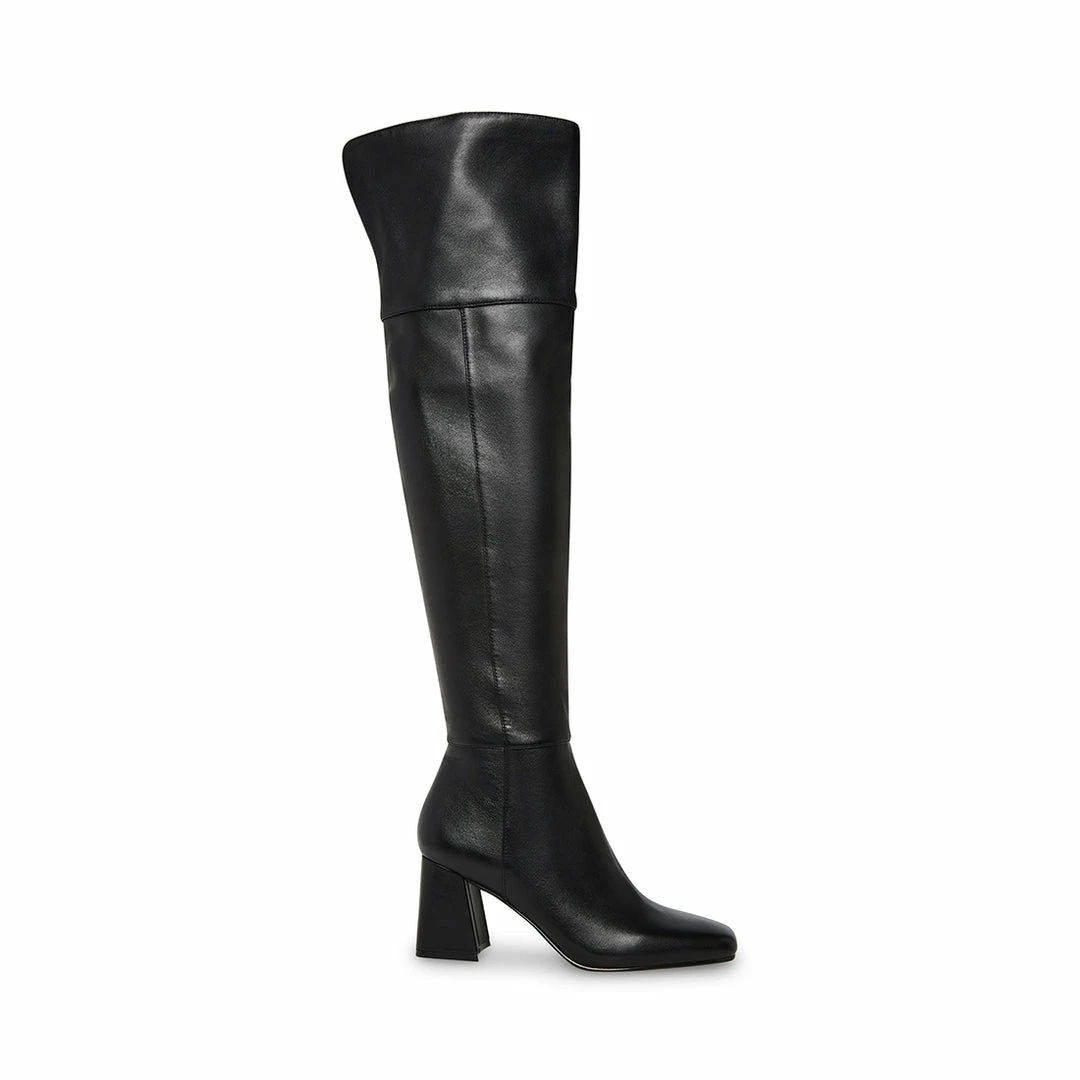 STEVEMADDEN COMMON BLACK LEATHER
