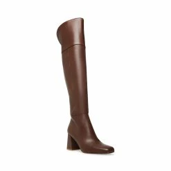 STEVEMADDEN COMMON BROWN LEATHER