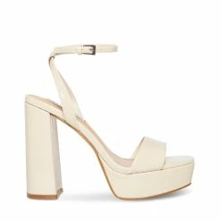 SteveMadden Women's Shoes LESSA BONE PATENT