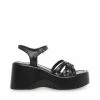 STEVEMADDEN CRAZY30 BLACK LEATHER Women's Shoes